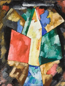 Absztrakció; Kék, sárga és zöld, 1913 körül