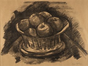 Äpfel im Korb alkotó: Marsden Hartley