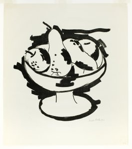 Tál gyümölcs alkotó: Marsden Hartley
