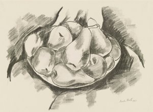 Alma és körte étel alkotó: Marsden Hartley
