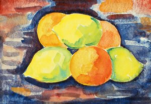 Gyümölcs csendélet alkotó: Marsden Hartley