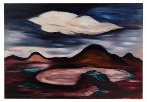 Táj egyetlen felhővel alkotó: Marsden Hartley