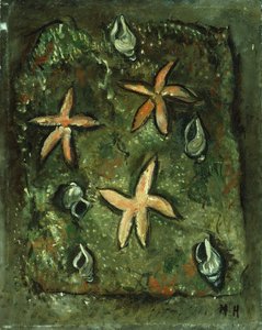Csillaghalak és kagylók alkotó: Marsden Hartley
