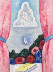 Kilátás ablakból (olaj, vászonlap) alkotó: Marsden Hartley