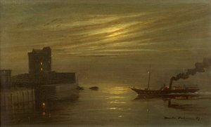 Broughty kastély - Holdfény jelenet