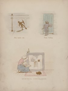 Oldal Cynicus humoraiból (színes metszet)