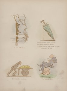 Oldal Cynicus humoraiból (színes metszet)