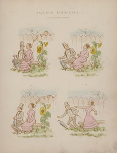 Oldal Cynicus humoraiból (színes metszet)