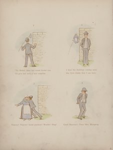 Oldal Cynicus humoraiból (színes metszet)
