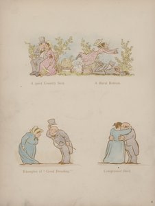 Oldal Cynicus humoraiból (színes metszet)