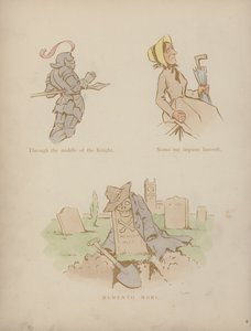 Oldal Cynicus humoraiból (színes metszet)