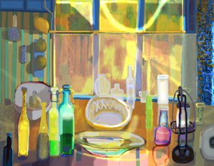 Csendélet reflexiók alkotó: Martin Decent