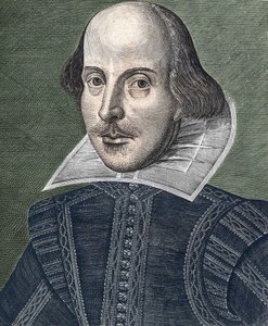 William Shakespeare (1564-1616) portréja. alkotó: Martin Droeshout
