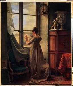 ""A művész lánya másol egy rajzot"" (The Artist