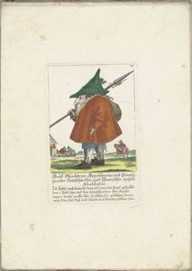 A dwerg Riepl Gleichdron, 1710 körül Riepl Gleichdron, engedéllyel rendelkező és privilegizált kolbászvágó és spanyol Apple Abaldator (cím a tárgyon) Il Callotto resurcitato vagy újonnan berendezett kis szekrény (sorozat címe)