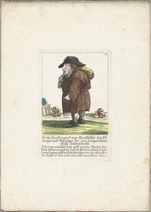A dwerg Veith Knollinger, Pinklfeldt, 1710 körül Veith Knollinger von Pinklfeldt, Baghtrager és az újonnan alapított Flegl Testvériség elődje (cím a tárgyon) Il Callotto resurcitato vagy újonnan berendezett kis szekrény (sorozat címe)