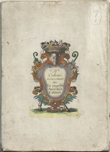 A sorozat címlenyomata: Il Callotto resuscitato vagy újonnan berendezett kis szekrény, 1710 körül Il Callotto resurcitato vagy újonnan berendezett kis szekrény (sorozat címe)