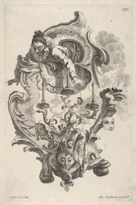 Sconce Representing Winter, Sconce Representing the 4 Year Sides, kb. 1730-56. alkotó: Martin Engelbrecht