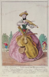 A Hangszerkészítő, 1735 körül, Augsburgban jelent meg alkotó: Martin Engelbrecht