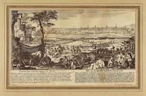 A spanyol örökösödési háború: Barcelona megtámadása és meghódítása alkotó: Martin Engelbrecht