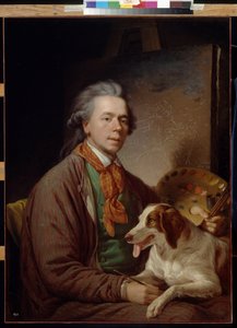 Quadal, Martin Ferdinand (1736-1808) önarcképe. Olajfestmény