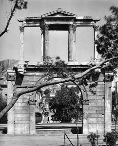 Hadrians Arch, Athén, 1937. alkotó: Martin Hurlimann