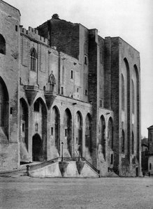 Pápai palota, Avignon, Franciaország, 1937 alkotó: Martin Hurlimann