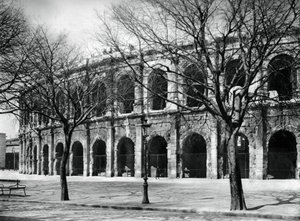 A római aréna, Nimes, Provence, Franciaország, 1937 alkotó: Martin Hurlimann