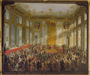 Mária Terézia császárné a Szent István-rend beavatásánál, 1764 (részletesen lásd: 66581) alkotó: Martin II Mytens or Meytens