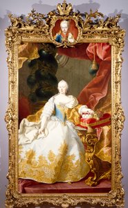 Mária Terézia portréja (Bécs alkotó: Martin II Mytens or Meytens