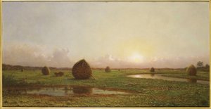 Szénakazalok, 1876-88 körül alkotó: Martin Johnson Heade