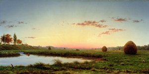 Szénakazalok a Newburyport-mocsaraknál, 1862 alkotó: Martin Johnson Heade