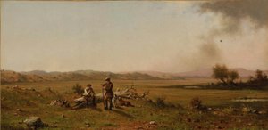 Vadászok pihenése alkotó: Martin Johnson Heade