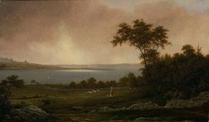 Rhode Island tájkép alkotó: Martin Johnson Heade