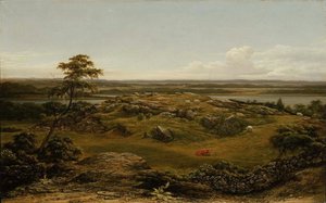 Sziklák New Englandben alkotó: Martin Johnson Heade