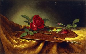Rózsák a palettán, 1880-as évek alkotó: Martin Johnson Heade