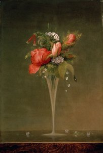 Csendélet borospohárral, 1860 alkotó: Martin Johnson Heade