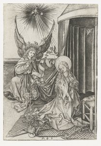 Angyali Üdvözlet alkotó: Martin Schongauer