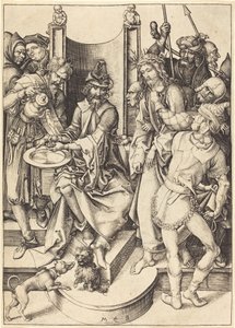 Krisztus Pilátus előtt alkotó: Martin Schongauer