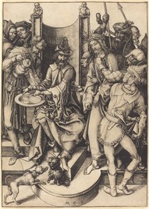 Krisztus Pilátus előtt alkotó: Martin Schongauer
