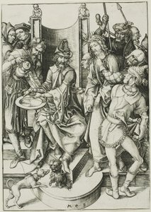 Krisztus Pilátus előtt alkotó: Martin Schongauer