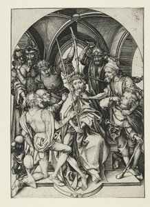 A tövisekkel koronázott Krisztus, 15. század vége alkotó: Martin Schongauer