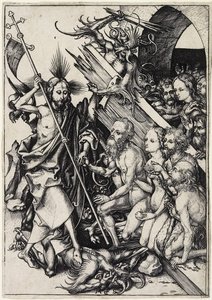 Krisztus Limbóban c. 1480 alkotó: Martin Schongauer