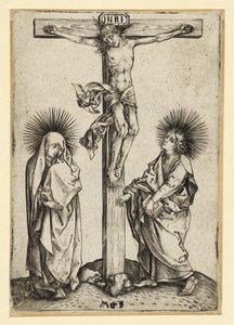 Krisztus a kereszten alkotó: Martin Schongauer