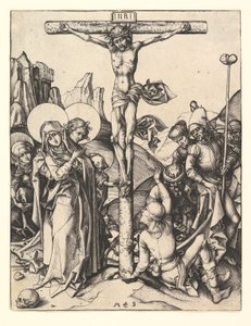 Keresztre feszítés, kb. 1435-1491. alkotó: Martin Schongauer