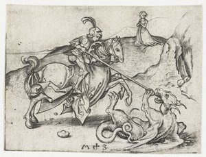 Szent György és a sárkány alkotó: Martin Schongauer