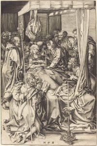 A Szűz halála alkotó: Martin Schongauer