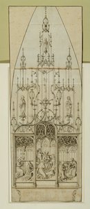 Rajzolás egy oltárhoz ... alkotó: Martin Schongauer
