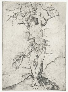 Szent Sebestyén alkotó: Martin Schongauer