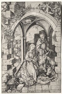 A Szűz élete: A születés alkotó: Martin Schongauer